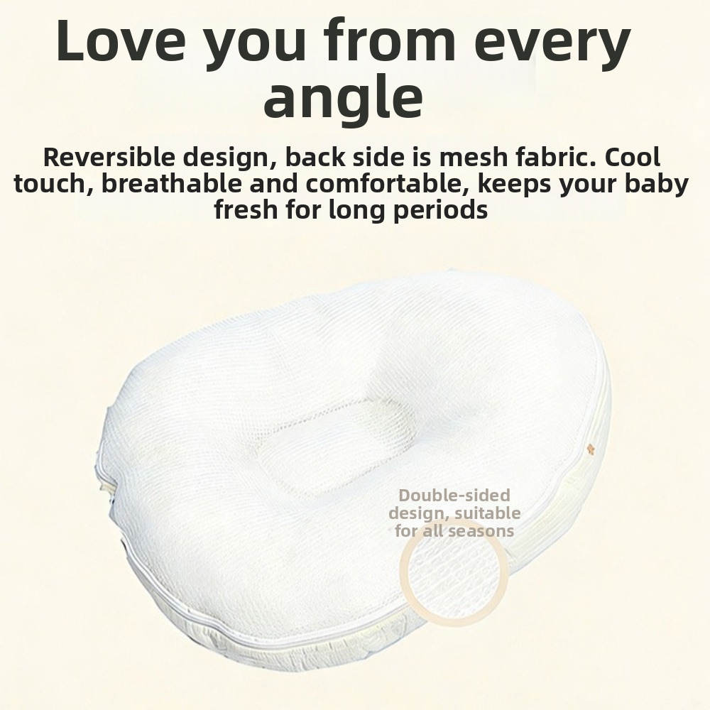 Nursing Pillow Breastfeeding - Zacht babyvoedingskussen, anti-verstikkingskussen, comfortabel schuin gelegen